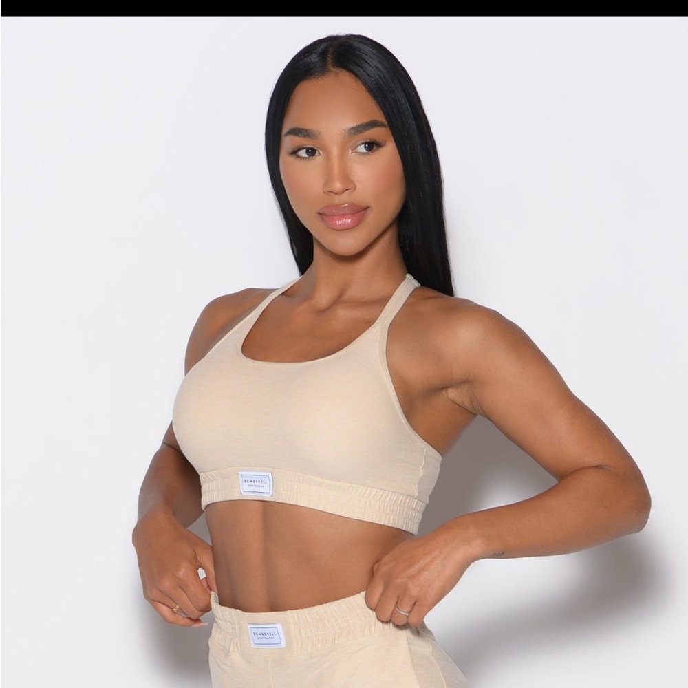 Bombshell Sportswear
Cloud lounge Sports Bra Vanilla